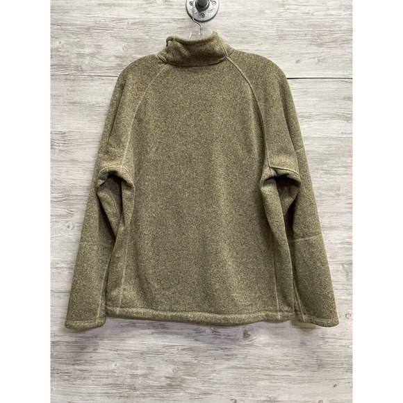 The North Face Mens M Pullover Fleece Sweater Brown Medium Thermal 1/4 Zip - Picture 7 of 8